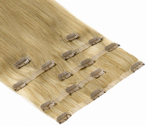 BEZSZWOWE CLIP-IN 7 TAŚM 50 CM ZESTAW WŁOSÓW